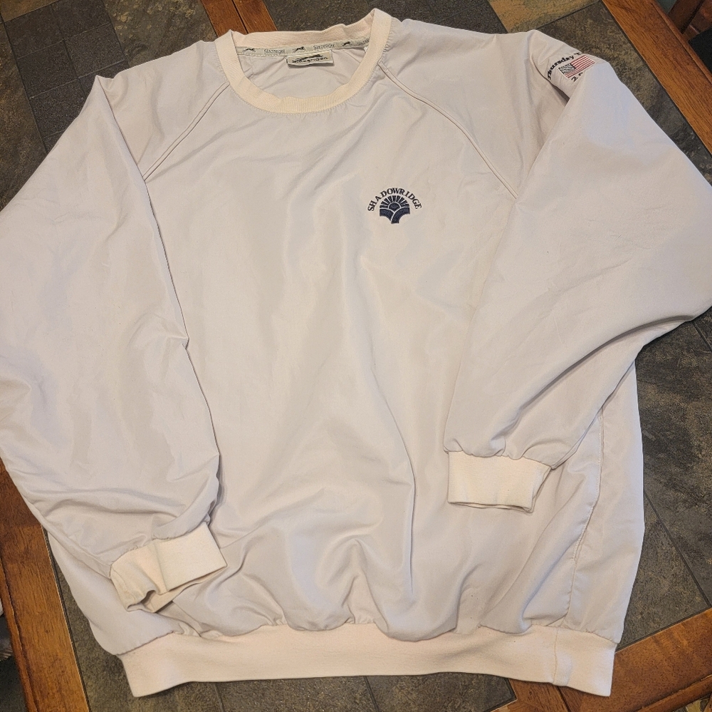 Vtg Slazenger Golf Windbreaker Men M Embroidered Shadowridge Thursday Team 2002‎
